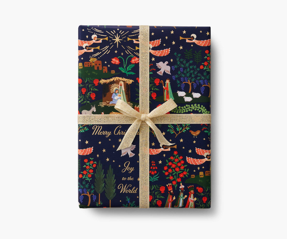 Holiday Wrapping Roll - Nativity Scene