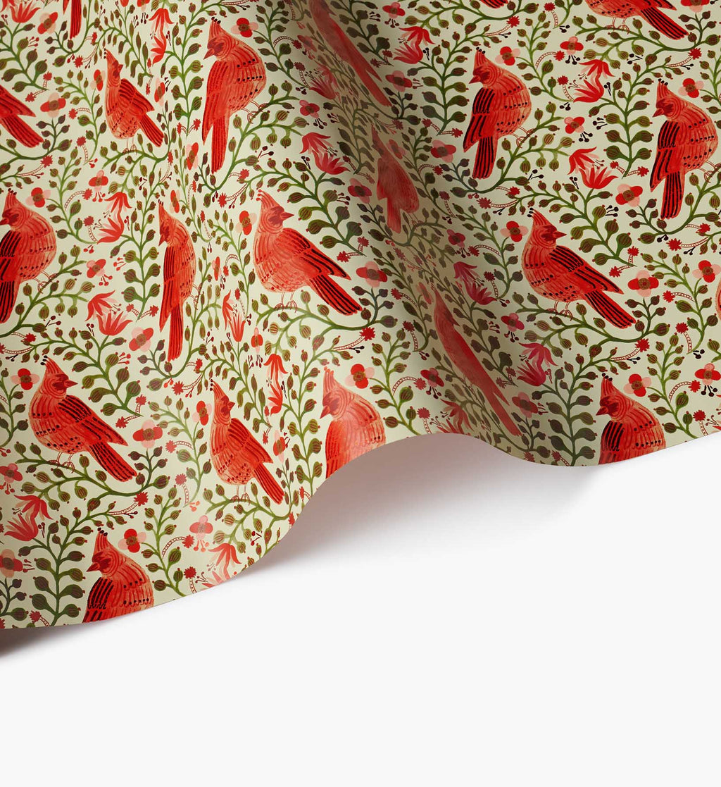Holiday Wrapping Roll - Cardinals