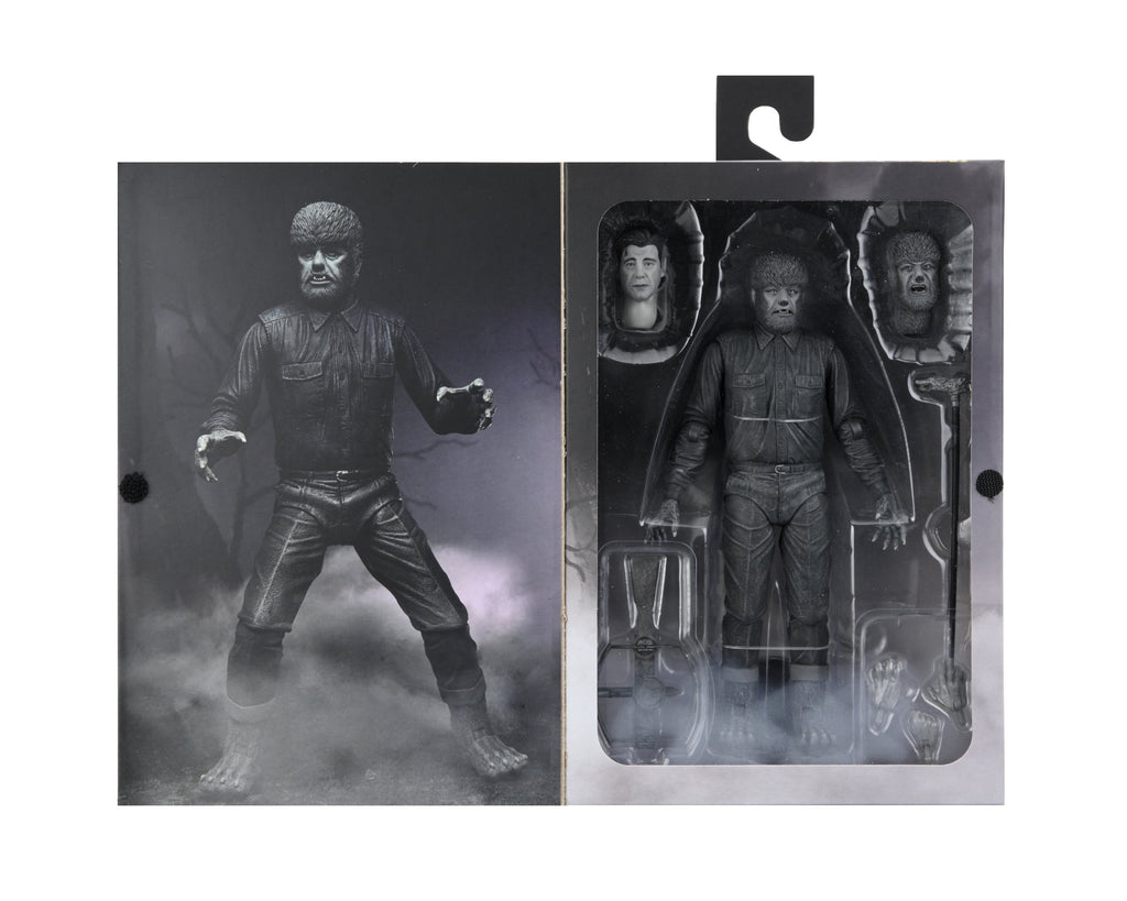 NECA Universal Monsters Ultimate Wolf Man (Black & White)