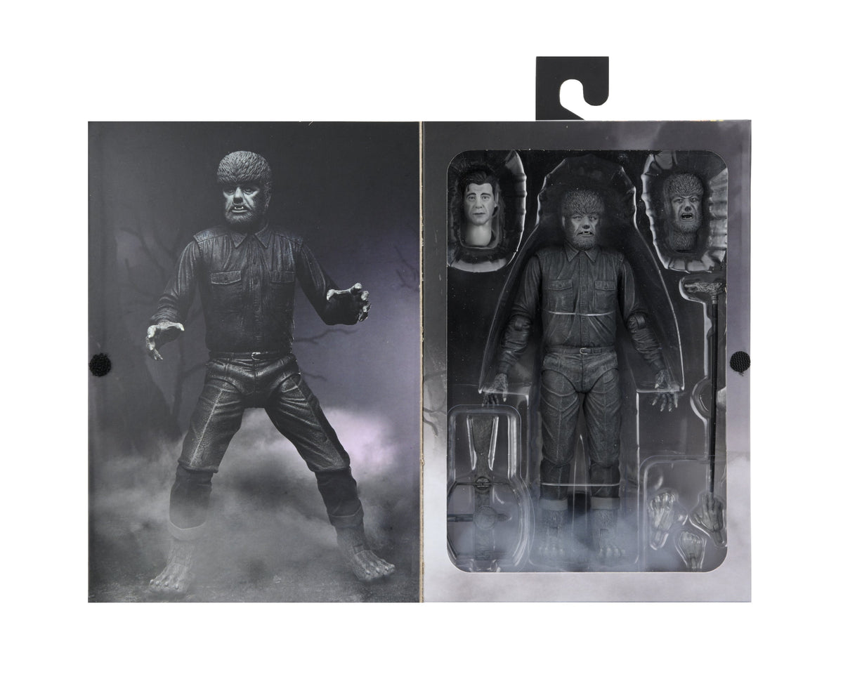 NECA Universal Monsters Ultimate Wolf Man (Black & White)