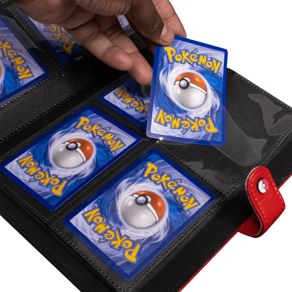 Ultra Pro Pokémon Premium Red 4-Pocket Snap Binder