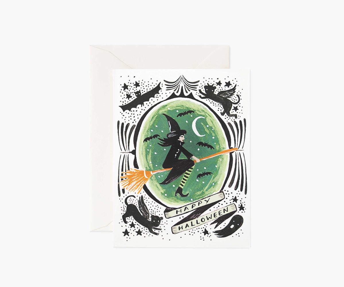 Witch of the West Halloween Card - Single Card