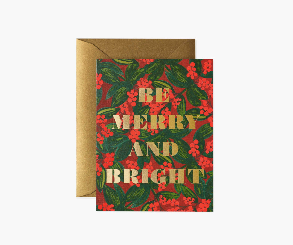 Merry Berry Holiday Card - Single Card