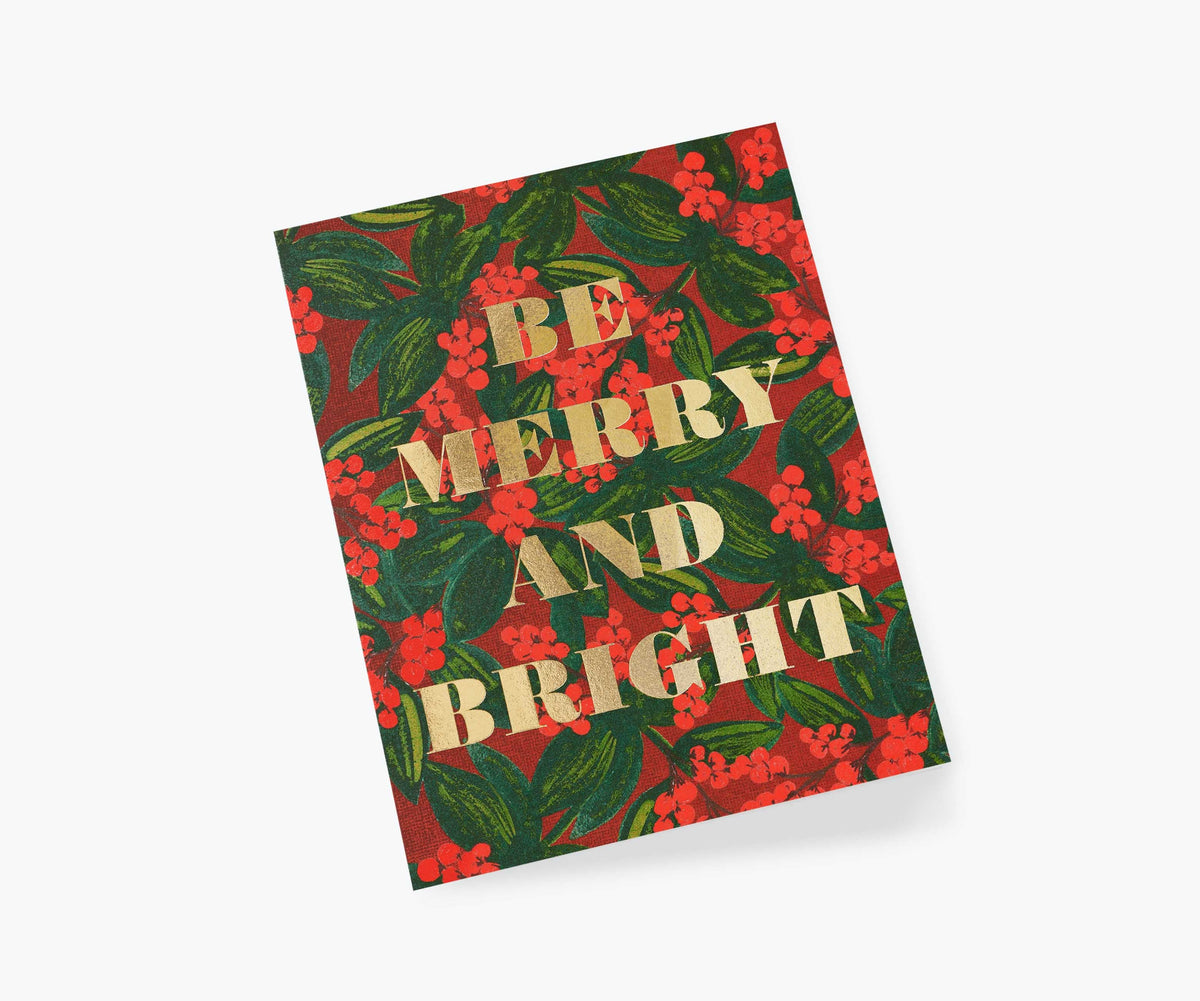 Merry Berry Holiday Card - Single Card