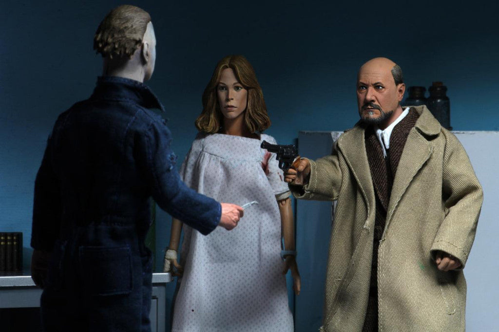 NECA 1981 Halloween 2 Dr. Loomis and Laurie Strode 2-Pack (8” Clothed Scale)