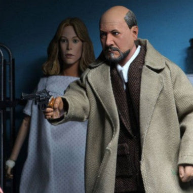 NECA 1981 Halloween 2 Dr. Loomis and Laurie Strode 2-Pack (8” Clothed Scale)
