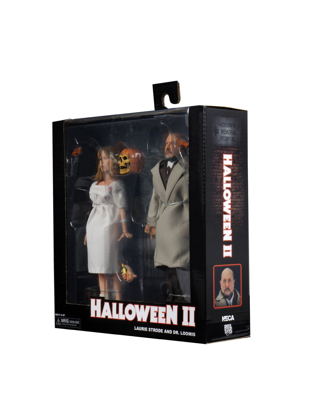 NECA 1981 Halloween 2 Dr. Loomis and Laurie Strode 2-Pack (8” Clothed Scale)