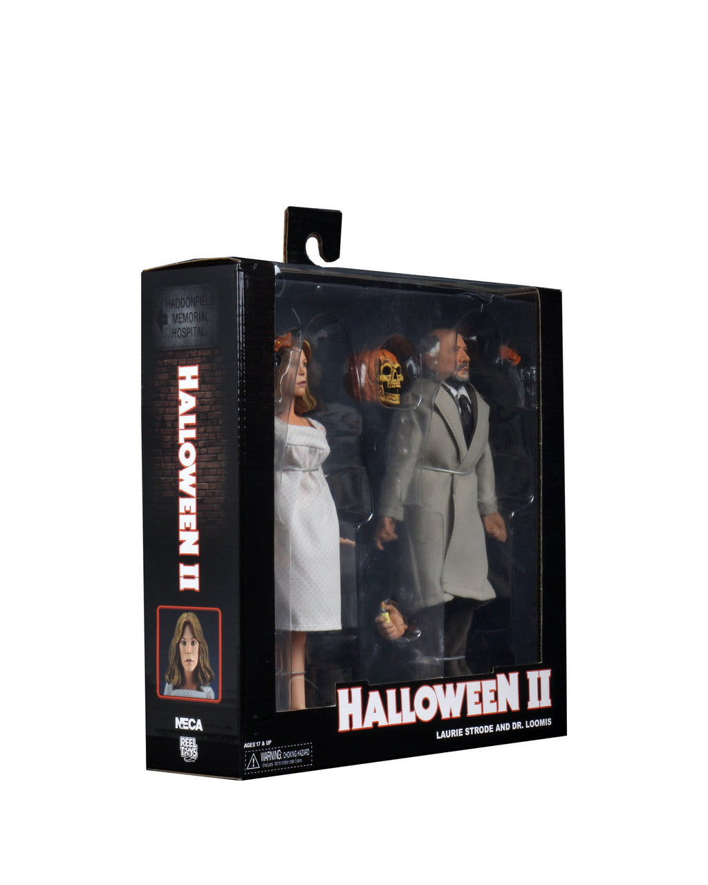 NECA 1981 Halloween 2 Dr. Loomis and Laurie Strode 2-Pack (8” Clothed Scale)