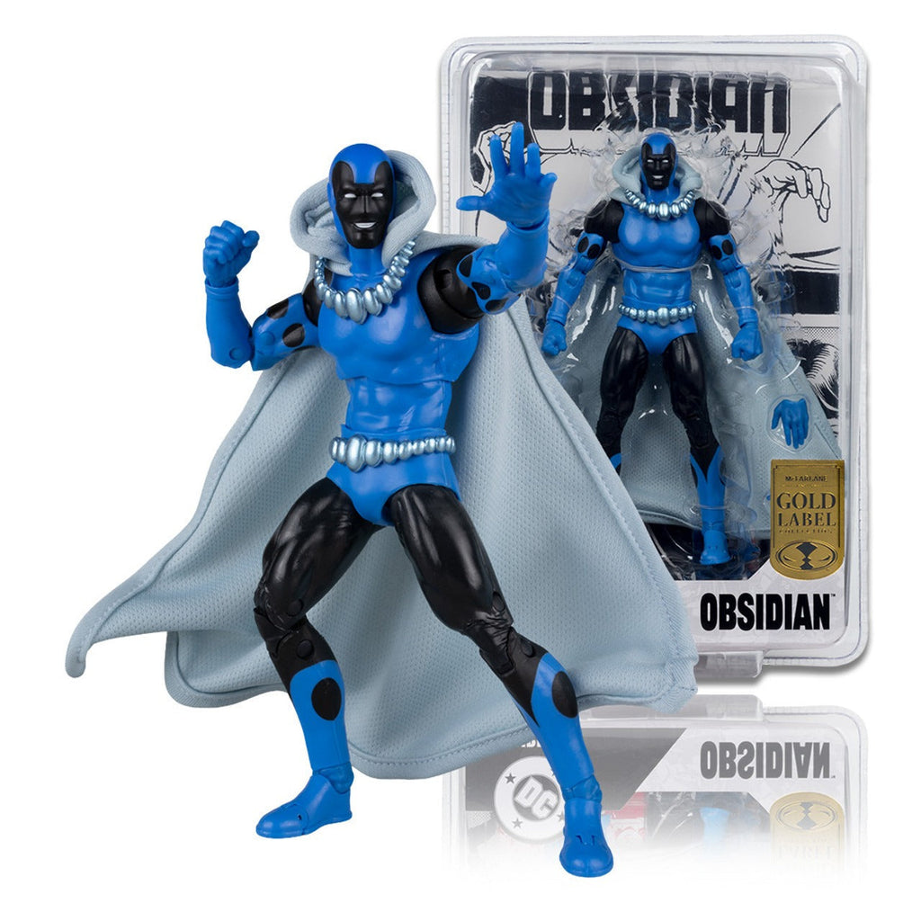 DC Multiverse Gold Label Obsidian w/Lithograph (Infinity Inc #16)