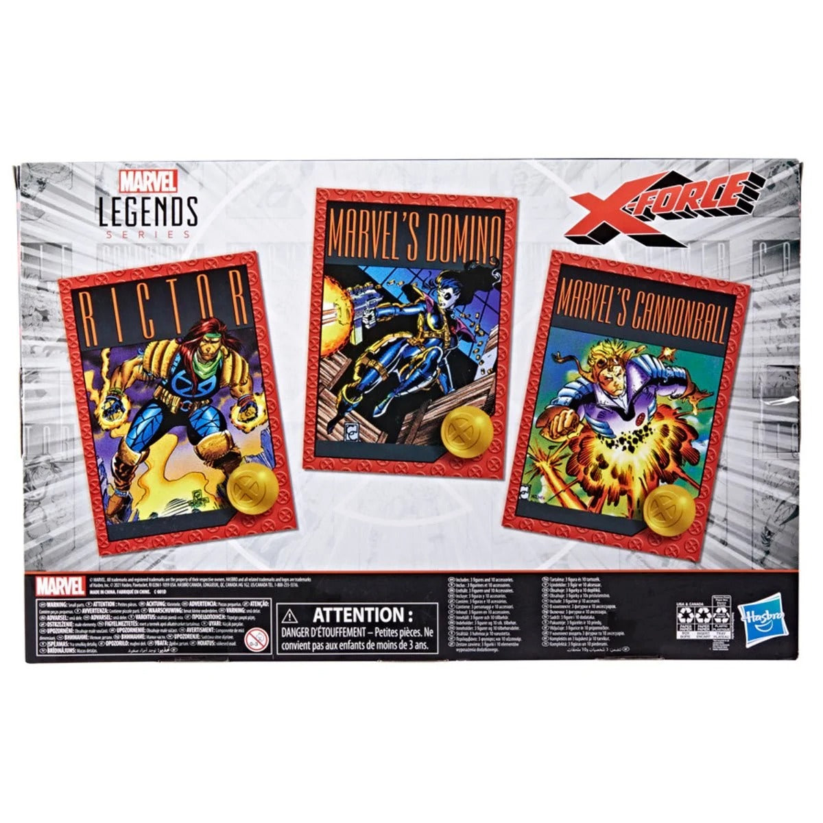 Marvel Legends Series X-Force 3-Pack (Rictor, Domino, & Cannonball)