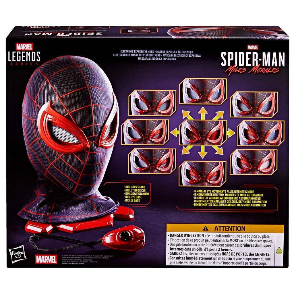 Marvel Legends Series Premium Roleplay Miles Morals Expressive Mask