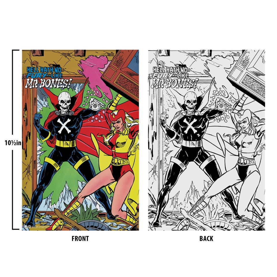 DC Multiverse Gold Label Mr. Bones & Obsidian w/Lithograph (Infinity Inc #16) SET OF 2