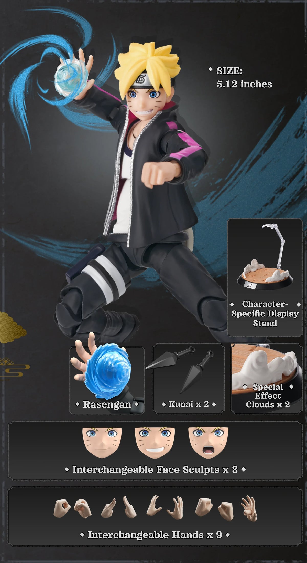 Blokees Naruto Classic Class 01 Boruto Uzumaki