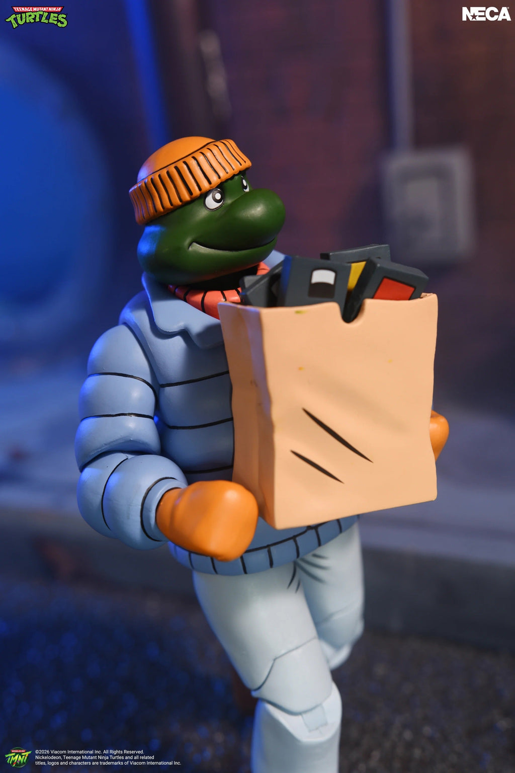 NECA Teenage Mutant Ninja Turtles Ultimate Incognito Michelangelo (1987 Cartoon)