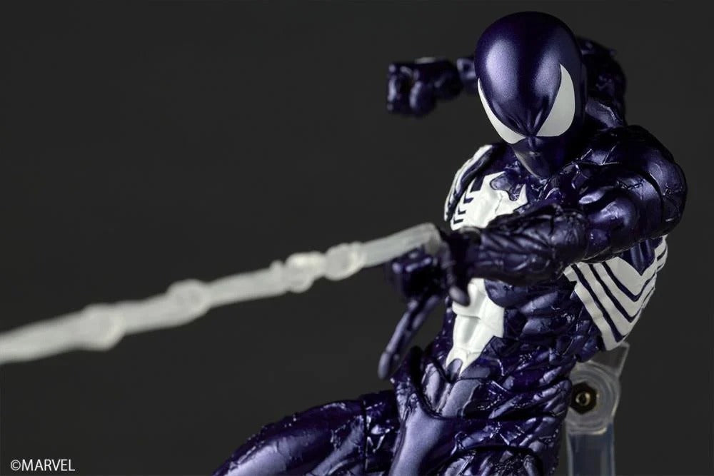 Marvel Comics Amazing Yamaguchi Revoltech NR106 Symbiote Suit Spider-Man (Purple Version)