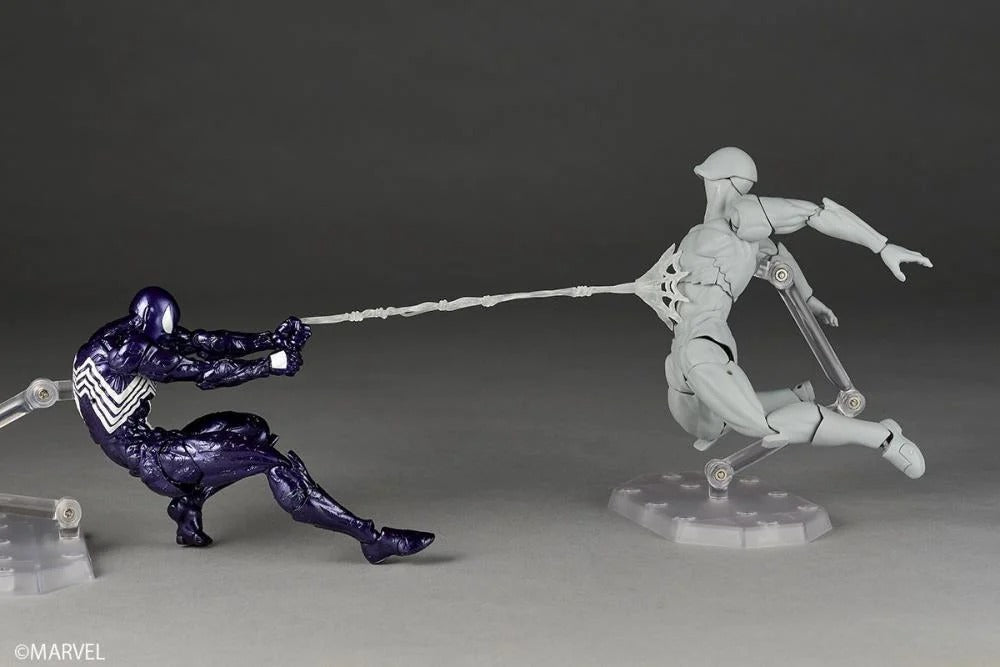 Marvel Comics Amazing Yamaguchi Revoltech NR106 Symbiote Suit Spider-Man (Purple Version)