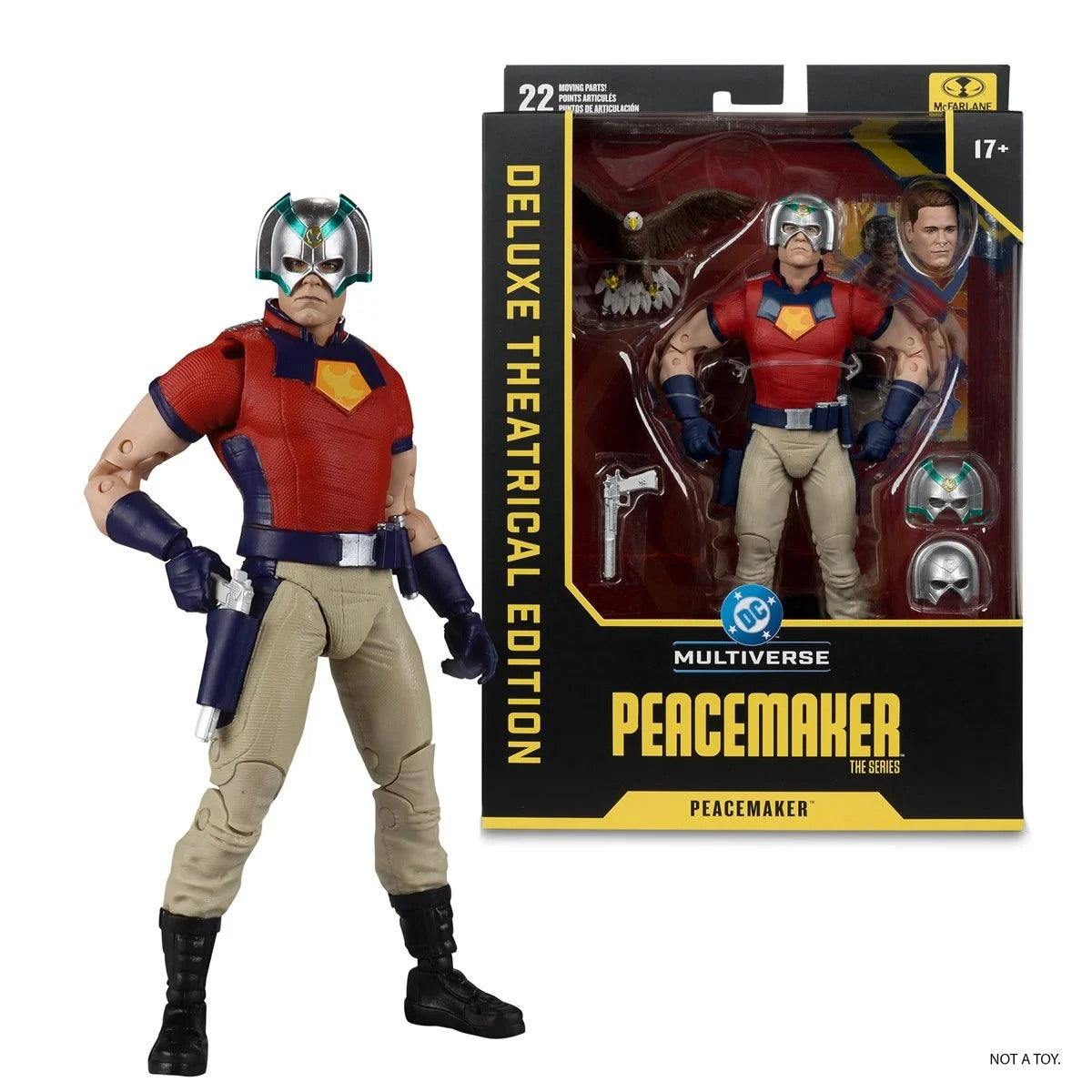 DC Multiverse Deluxe Theatrical Edition Wave 2 Peacemaker: The Series Peacemaker 7-Inch Scale Action Figure