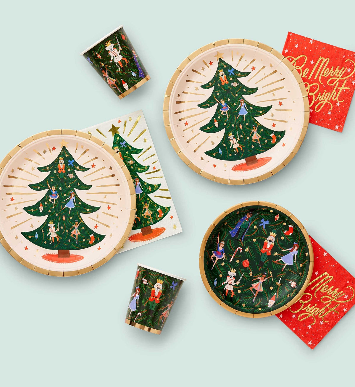 Small Paper Plates - Nutcracker