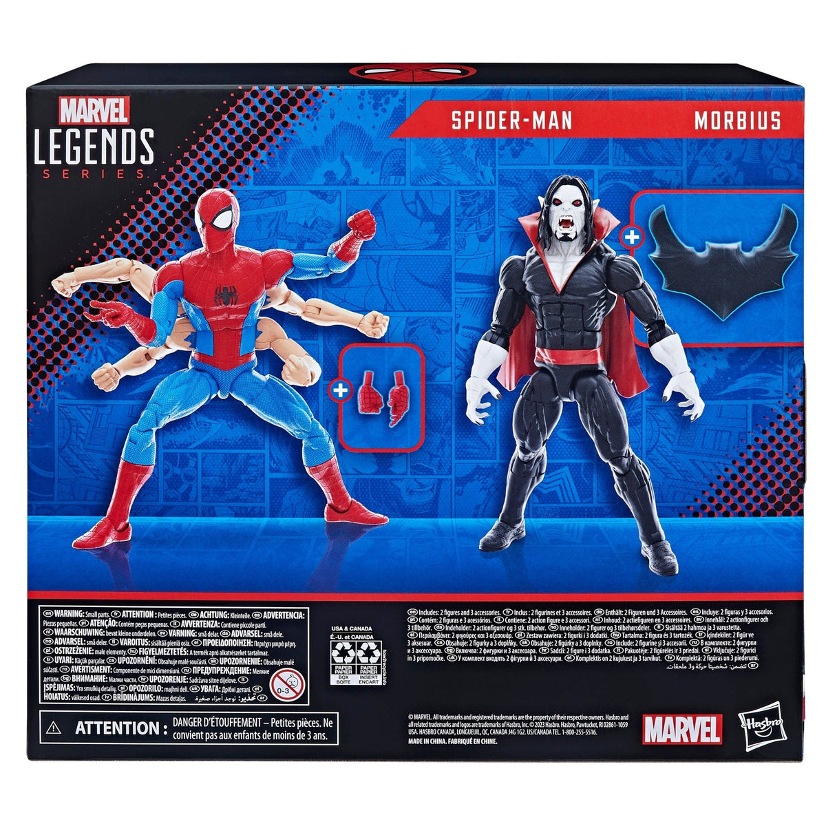 Marvel Legends Spider-Man vs Morbius 2-Pack