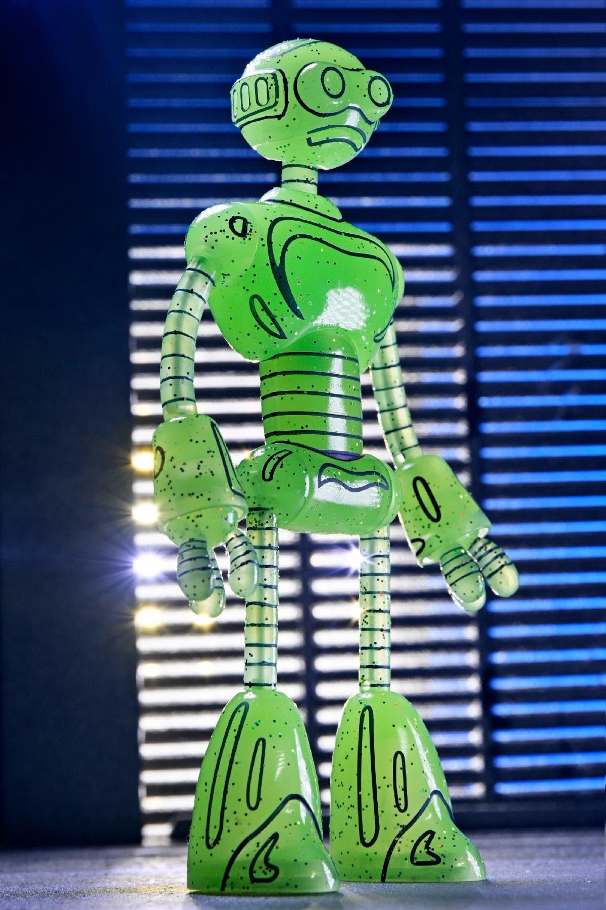 NECA Teenage Mutant Ninja Turtles Mirage Glow-In-The-Dark Transmat Fugitoid