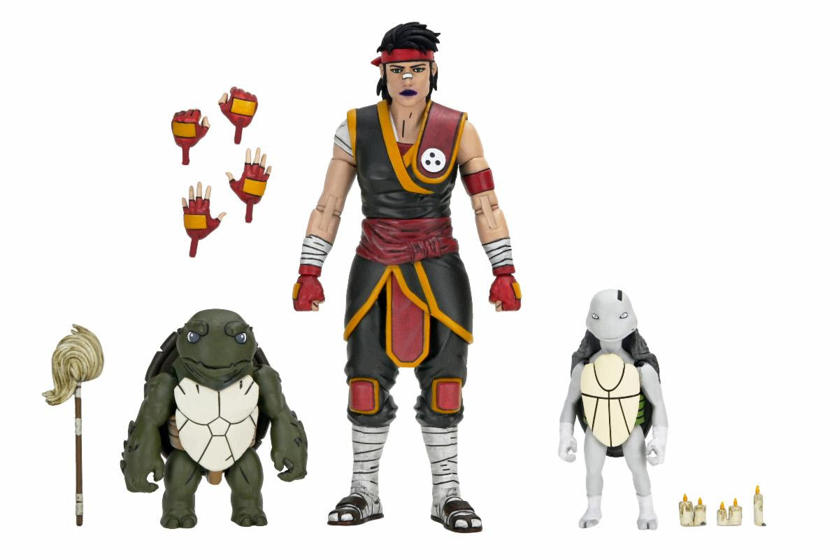 NECA Teenage Mutant Ninja Turtles Casey Marie with Baby Odyn & Uno (The Last Ronin- The Lost Years)