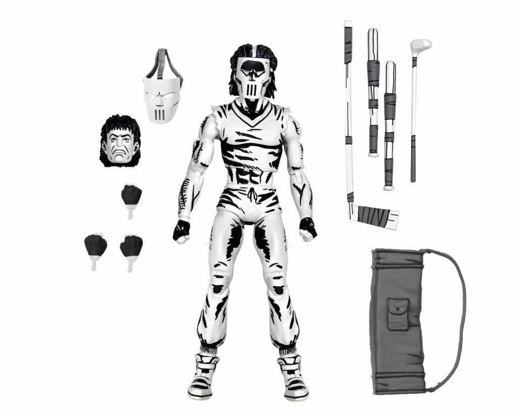 NECA Teenage Mutant Ninja Turtles Mirage Ultimate Black & White Casey Jones