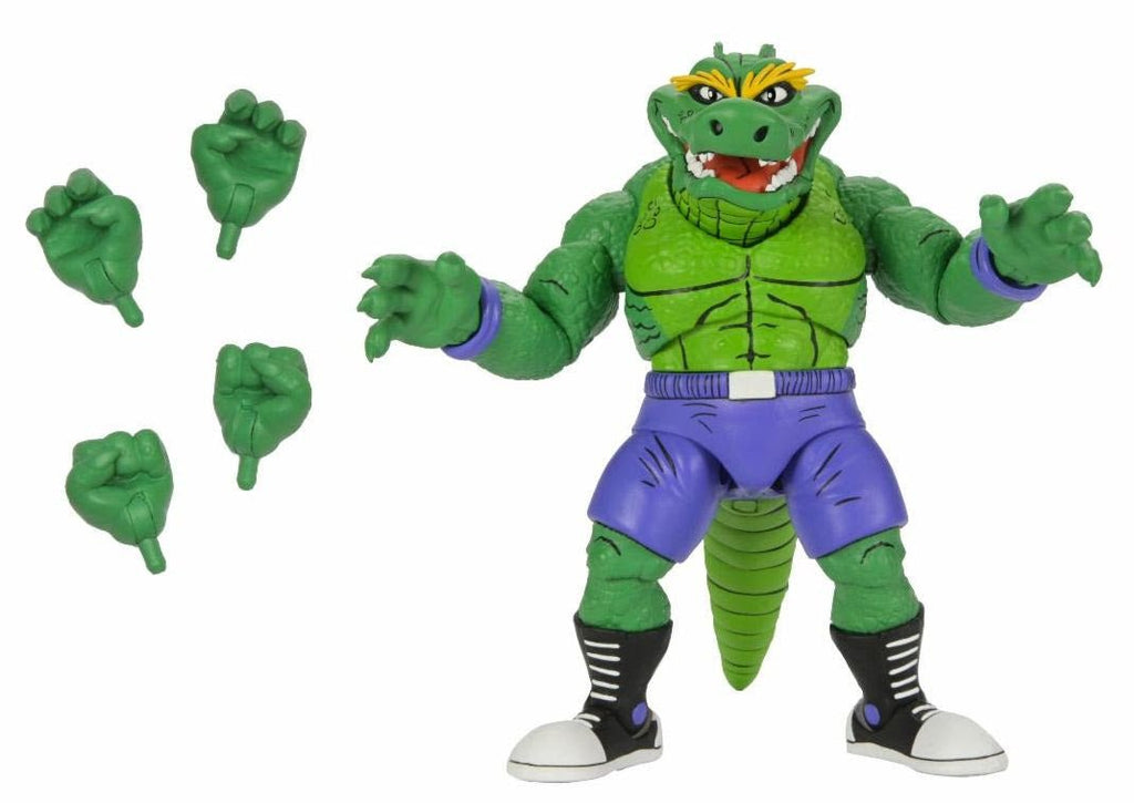 NECA Teenage Mutant Ninja Turtles Stump Wrestling Leatherhead (Archie Comics)