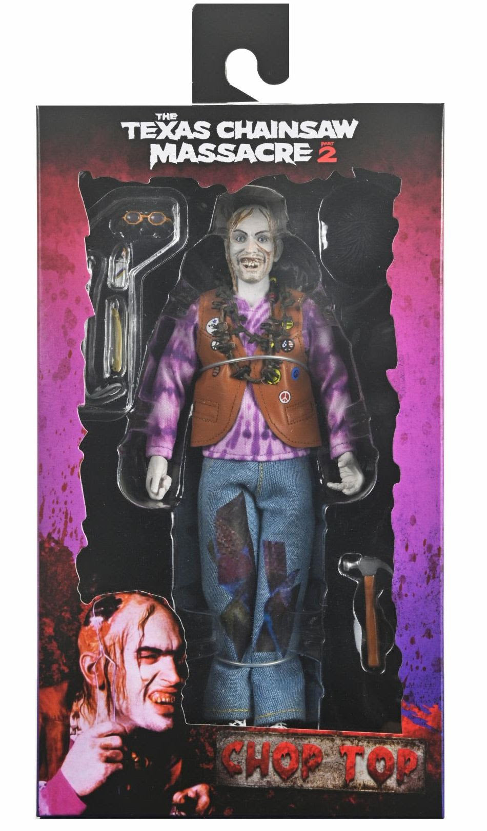 NECA Texas Chainsaw Massacre 2 Chop Top (8" Clothed Scale)
