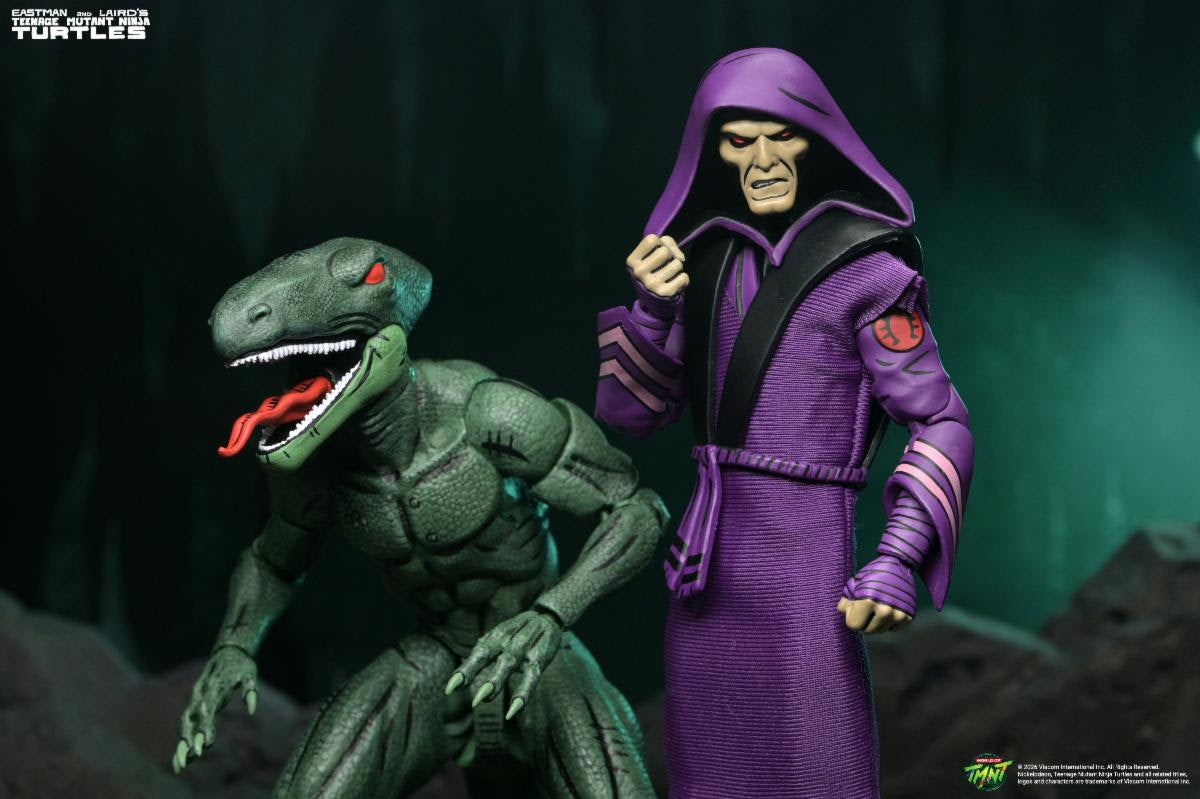 NECA Teenage Mutant Ninja Turtles Daimyo Orkai & Raptor 2-Pack (Mirage Comics)