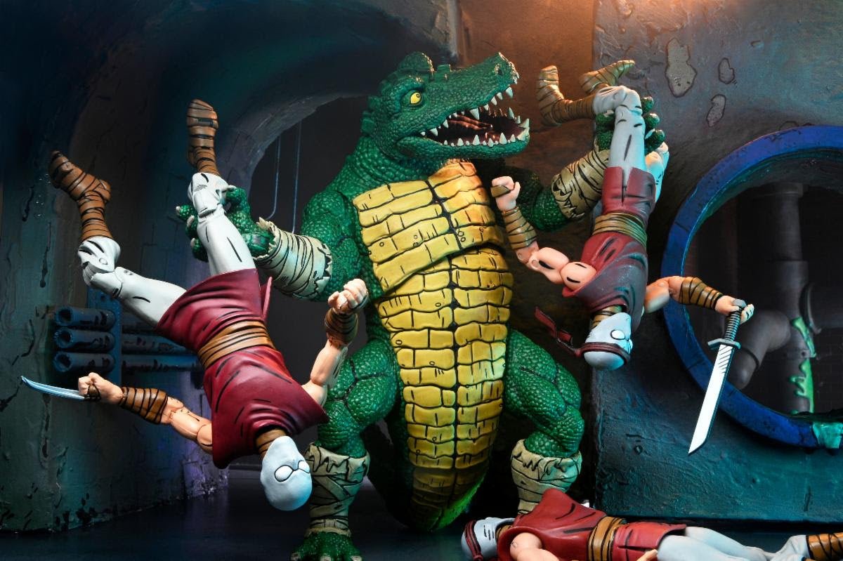NECA Teenage Mutant Ninja Turtles Mirage Deluxe Leatherhead